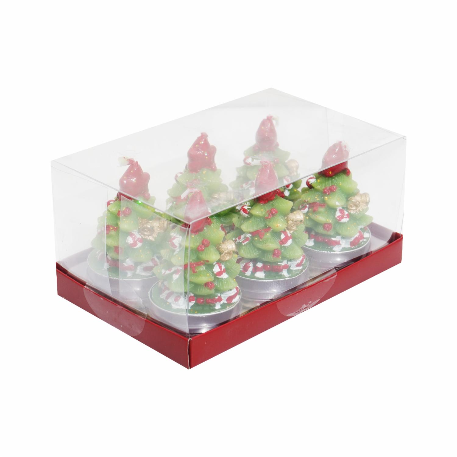 Vela Decorativa Árbol De Navidad Set JOY X 6 Piezas - Imagen 2