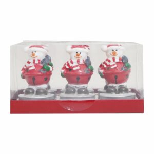 Vela Decorativa Hombre De Nieve Set JOY X 6 Piezas