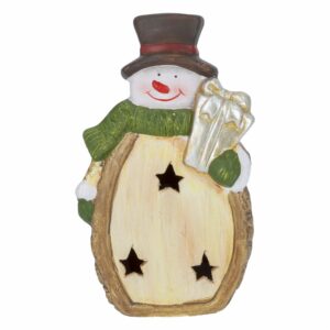 Adorno Navideño Led Snowman JOY 1 Pieza