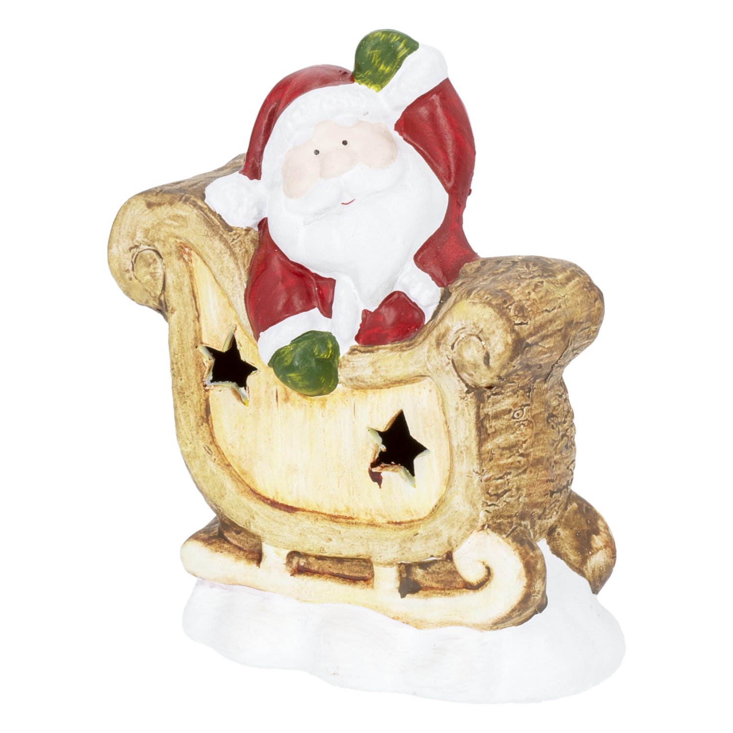 Adorno Navideño Noel Trineo Led Natural JOY 1 Pieza - Imagen 2