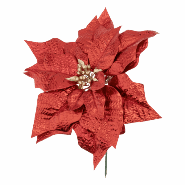 Pick De Flor Navideña JOY Rojo - Imagen 2