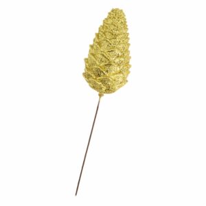 Pick Navideño Adorno Dorado JOY 46 Cm