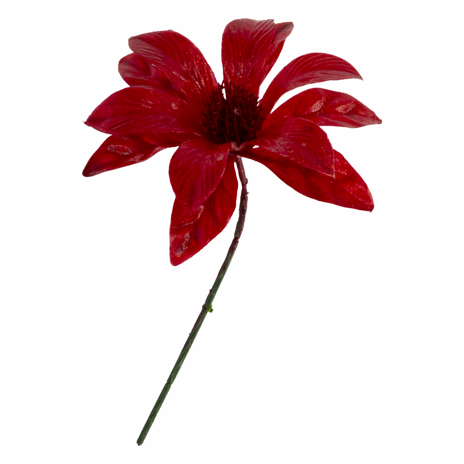 Flor Navideña Rojo JOY 23 Cm - Imagen 2