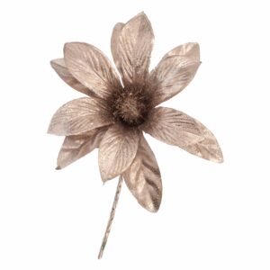 Flor Navideña Palo De Rosa JOY 23 Cm