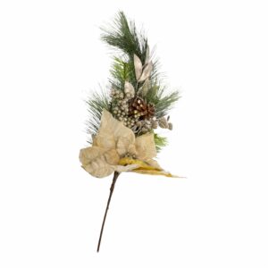 Pick Navideño Adorno Dorado JOY 71 Cm