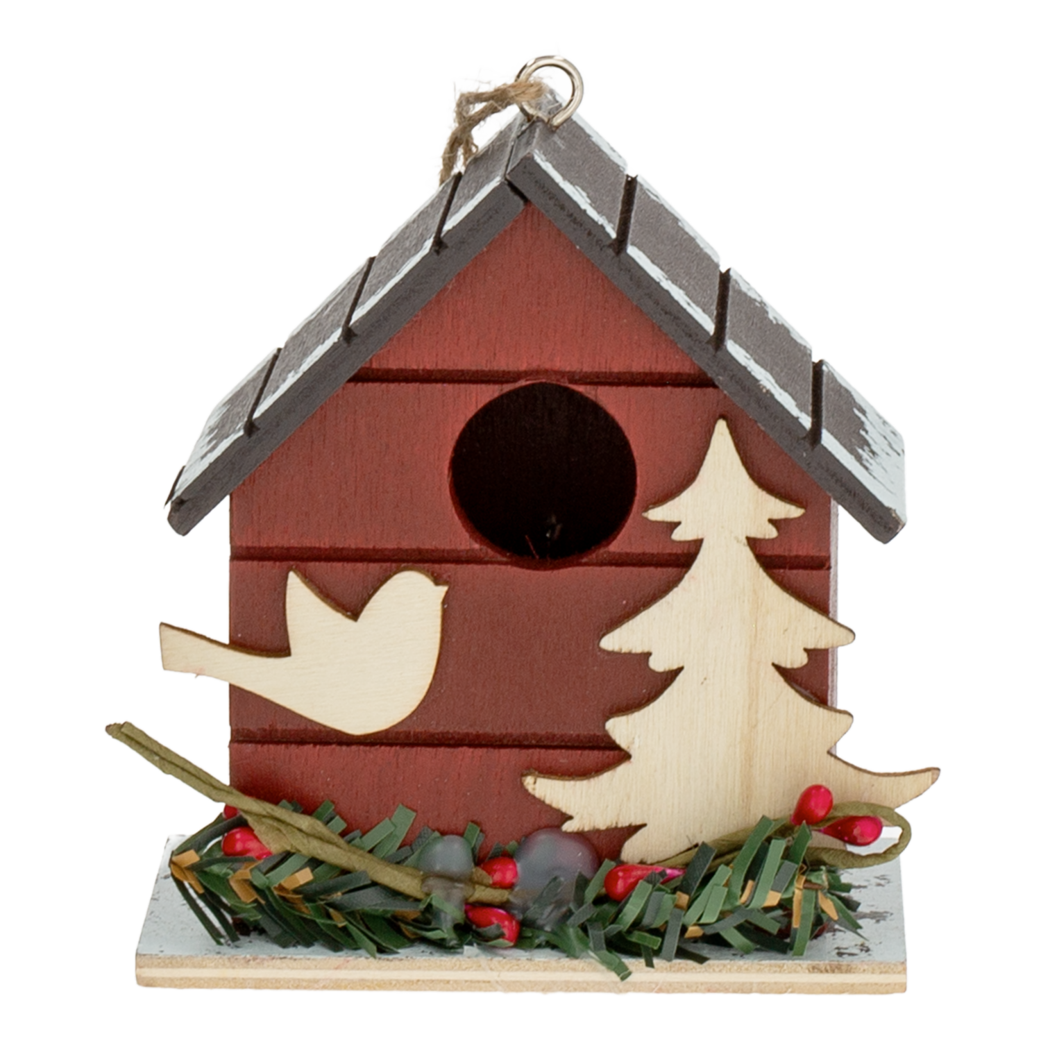 Colgante Navideño Casa De Pájaros Para Árbol JOY 7X7X4 CM - Imagen 2