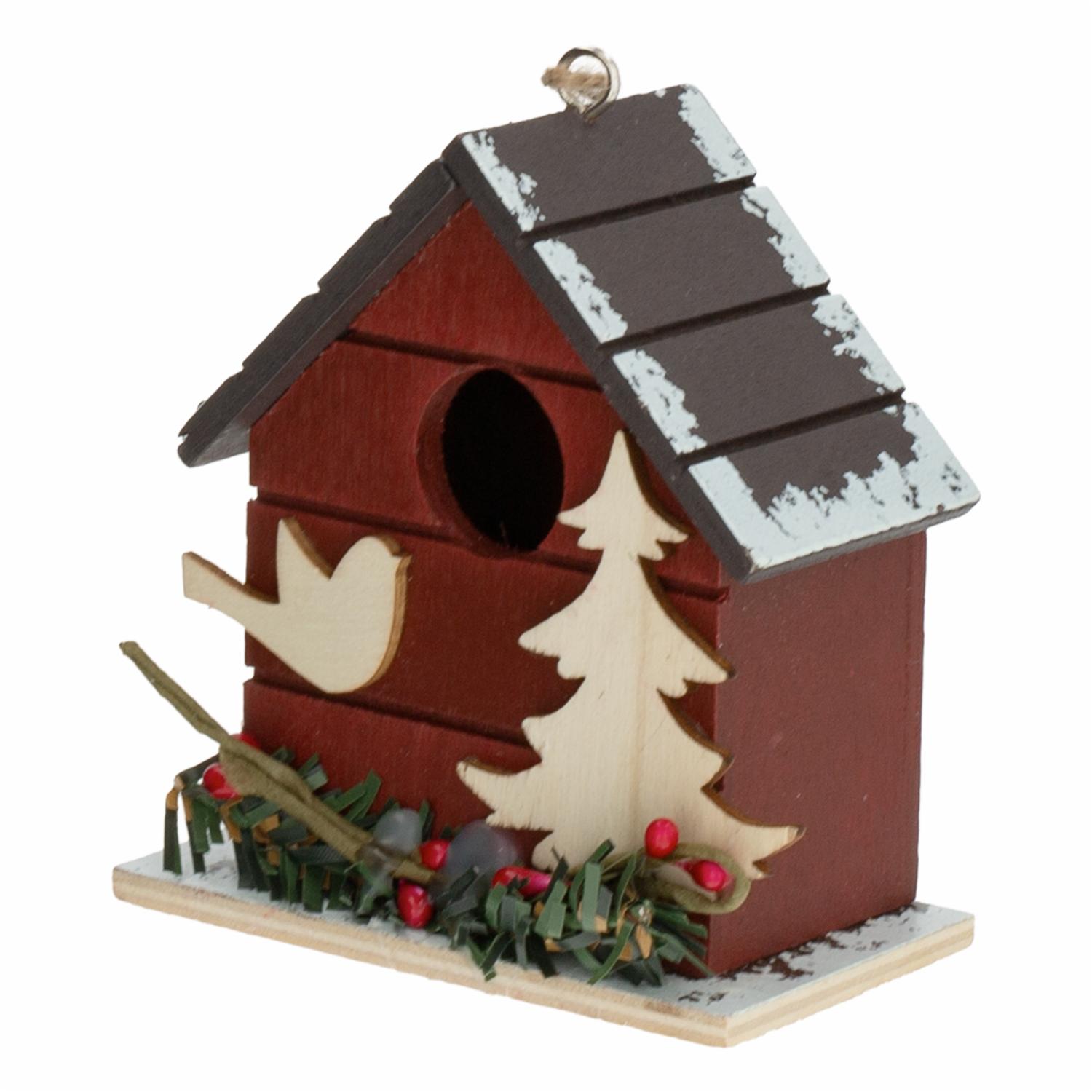 Colgante Navideño Casa De Pájaros Para Árbol JOY 7X7X4 CM - Imagen 3