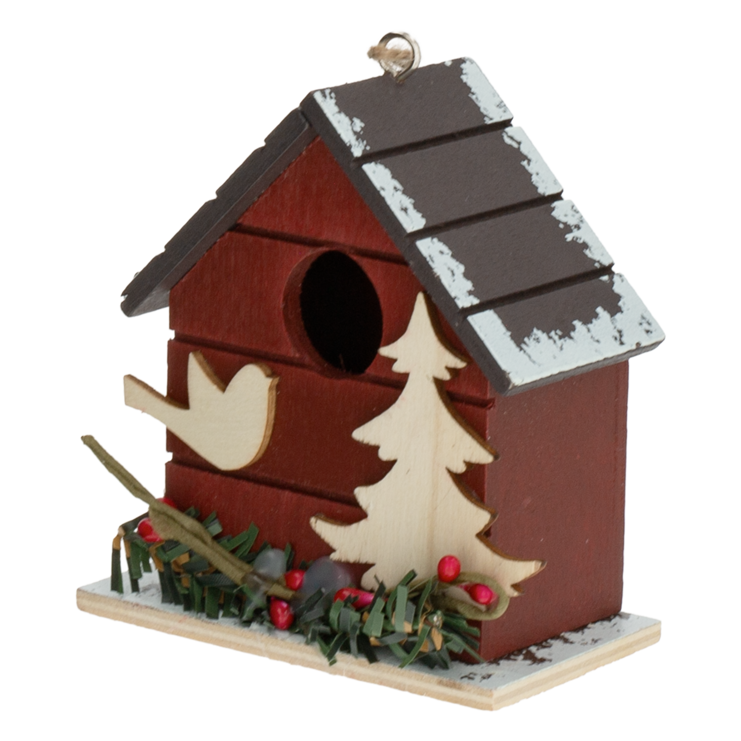 Colgante Navideño Casa De Pájaros Para Árbol JOY 7X7X4 CM - Imagen 4