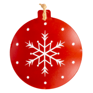 Colgante Navideño Para Árbol Estrella De Metal JOY 10X10X1 Cm