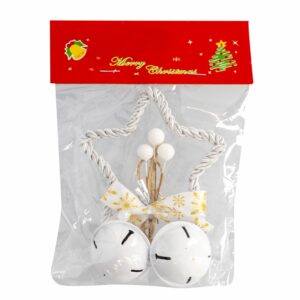 Estrella Navideña Decorativa Con Campanas JOY 15X10X4 Cm