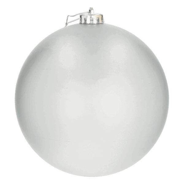 Bombillo Navideño Mate Plata JOY 15 CM - Imagen 2