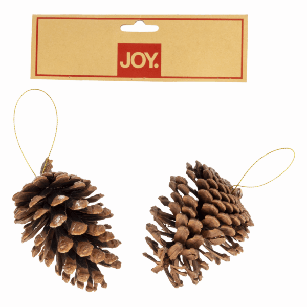 Set Adorno Navideño Colgante Piña JOY 8 Cm - Imagen 2