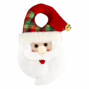 Adorno Navideño Colgante Puerta Papa Noel JOY 30 Cm