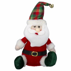 Adorno Navideño Muñeco Santa Sentado JOY 28 Cm