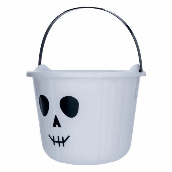 Balde Halloween Caritas Surtidas FREE HOME 22.5X21.5X16.5 Cm - Imagen 4