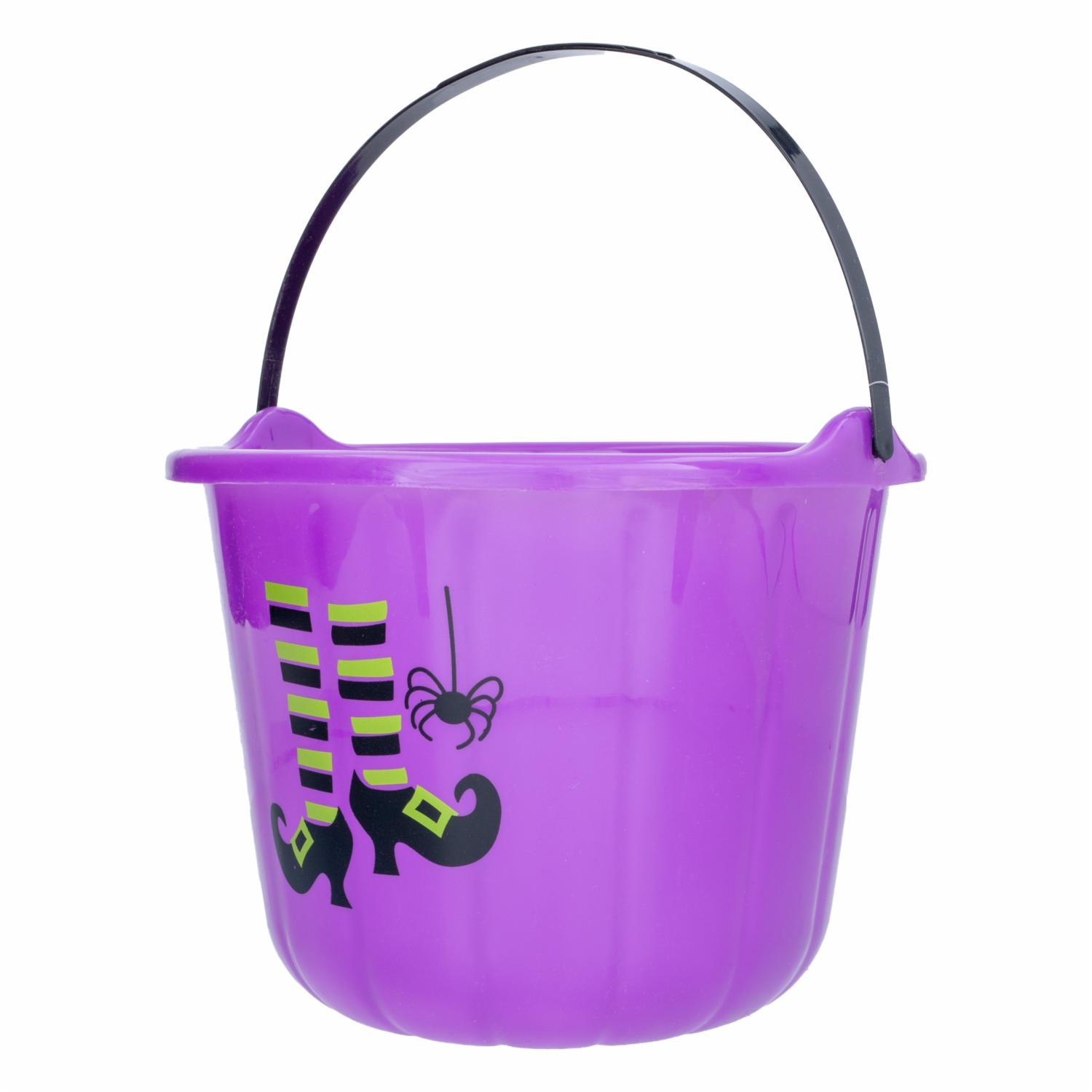 Balde Halloween Caritas Surtidas FREE HOME 22.5X21.5X16.5 Cm - Imagen 5