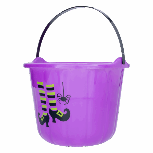 Balde Halloween Caritas Surtidas FREE HOME 22.5X21.5X16.5 Cm - Imagen 6