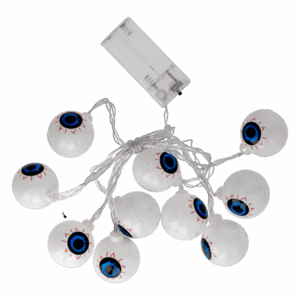 Luces Decorativas Halloween Ojos FREE HOME 180 Cm - Imagen 2