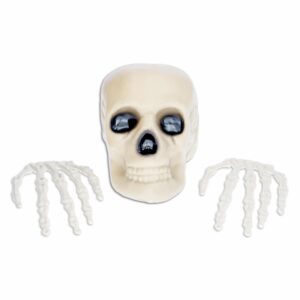 Set Halloween Manos De Calavera Y Cráneo FREE HOME 3 Piezas