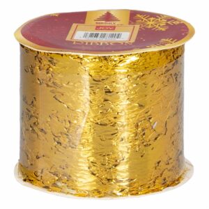 Cinta Navideña Dorado/Rojo/Verde Lentejuela Estrella JOY 6X270 Cm