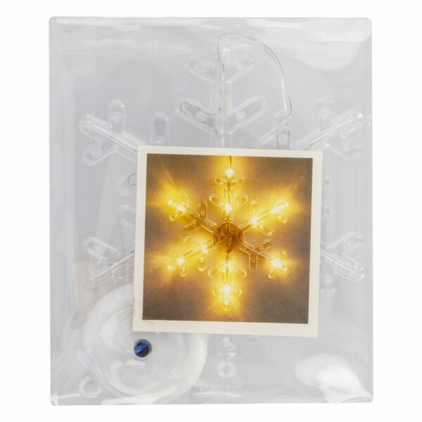 Colgante Navideño Copo De Nieve Con Luz JOY 18X14 Cm - Imagen 3