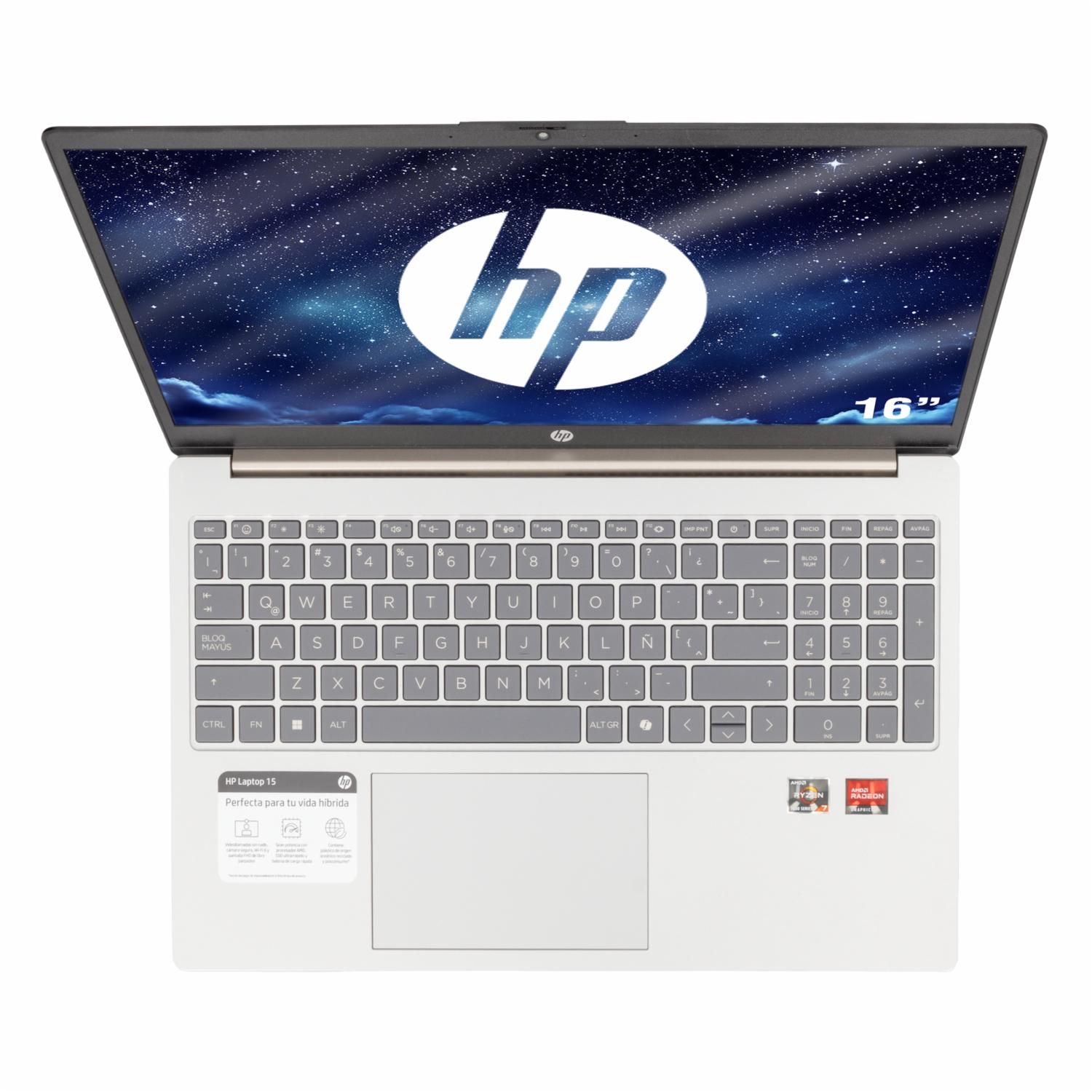 Laptop R7 16Gb Ram 512Gb Ssd Gold HP 15.6" - Imagen 3