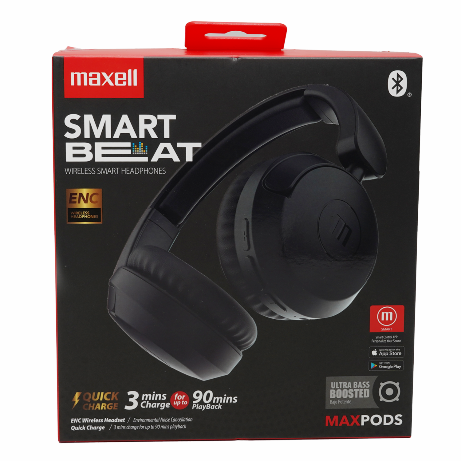 Audífonos Max Pods Smart Beat Con Diadema MAXELL Inalámbricos - Imagen 2