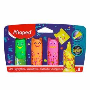 Resaltadores Mini Pixel MAPED X4 Unds