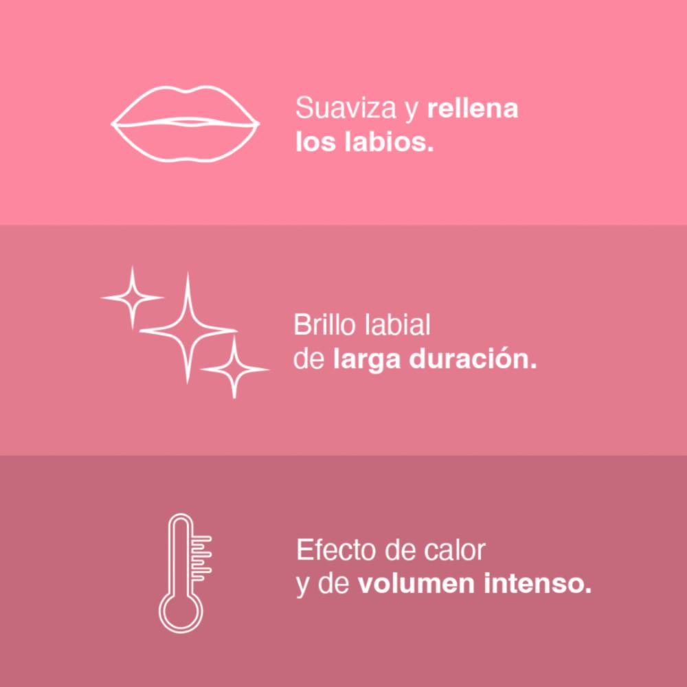 Brillo Labial Lifter Gloss Plump Blush Blaze 001 MAYBELLINE NEW YORK 5,40 Ml - Imagen 7