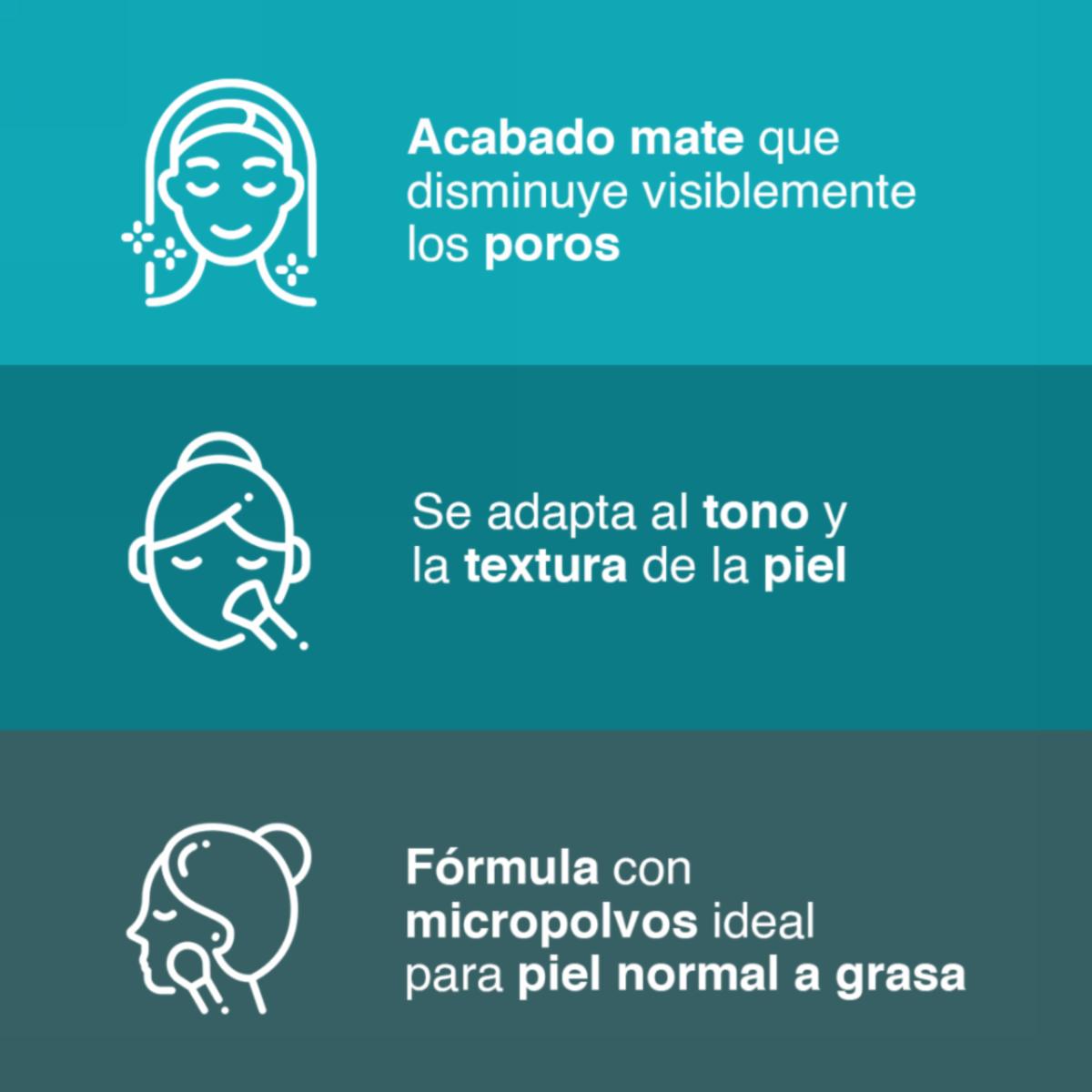 Base De Maquillaje Líquida Fit Me Mate + Poreless Fps 22 Tono 235 Pure Beige MAYBELLINE NEW YORK 30 Ml - Imagen 4