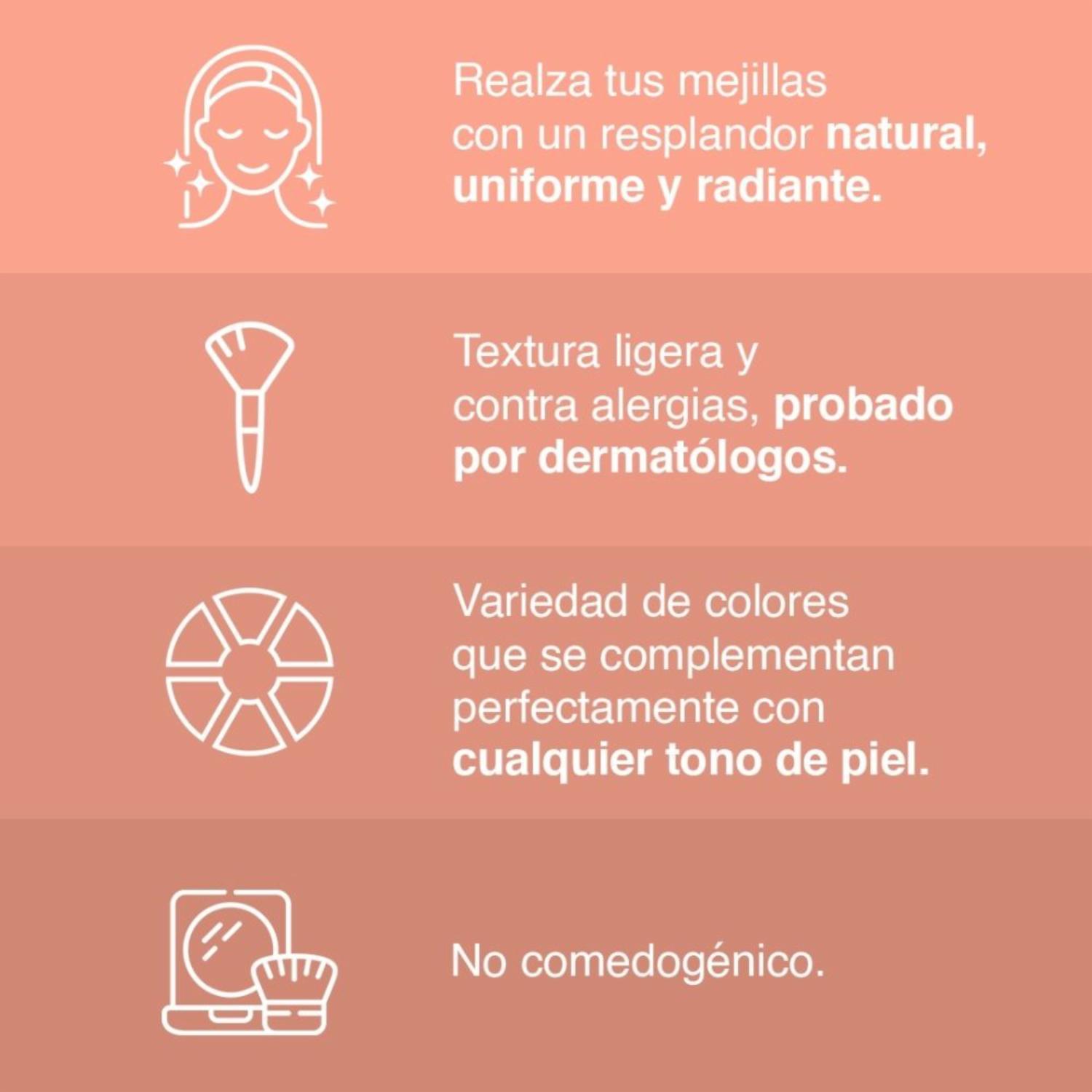 Rubor En Polvo Fit Me Blush Tono 30 Rose MAYBELLINE NEW YORK 4.5 G - Imagen 4