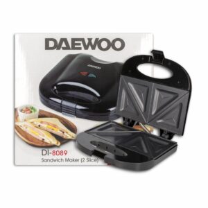 Sanduchera Con Planchas Antiadherentes Modelo DI-8089 DAEWOO 120V