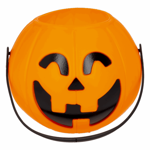 Calabaza Recipiente Para Caramelos Con Jaladera IMPORTADORA CUMPLEAÑOS 20X16 Cm - Imagen 2