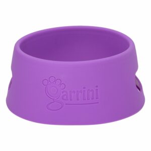 Plato Para Mascota De Silicona Plegable Morado GARRINI 500 G