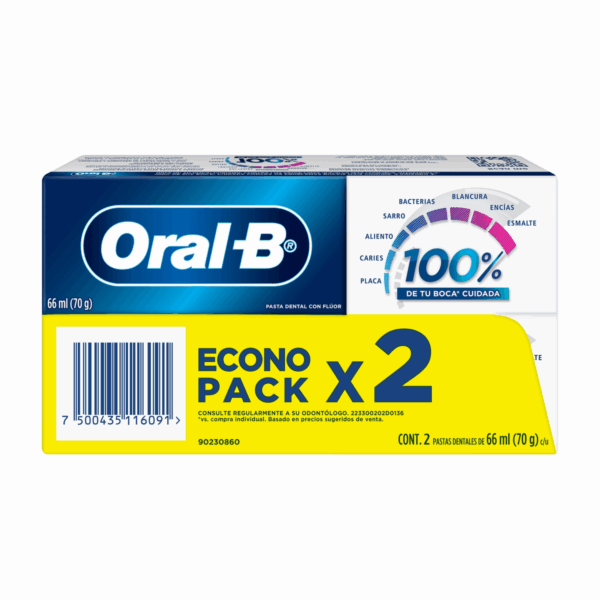 Pasta Dental Pro Salud Advanced Econopack ORAL-B 2 X 66 Ml - Imagen 16