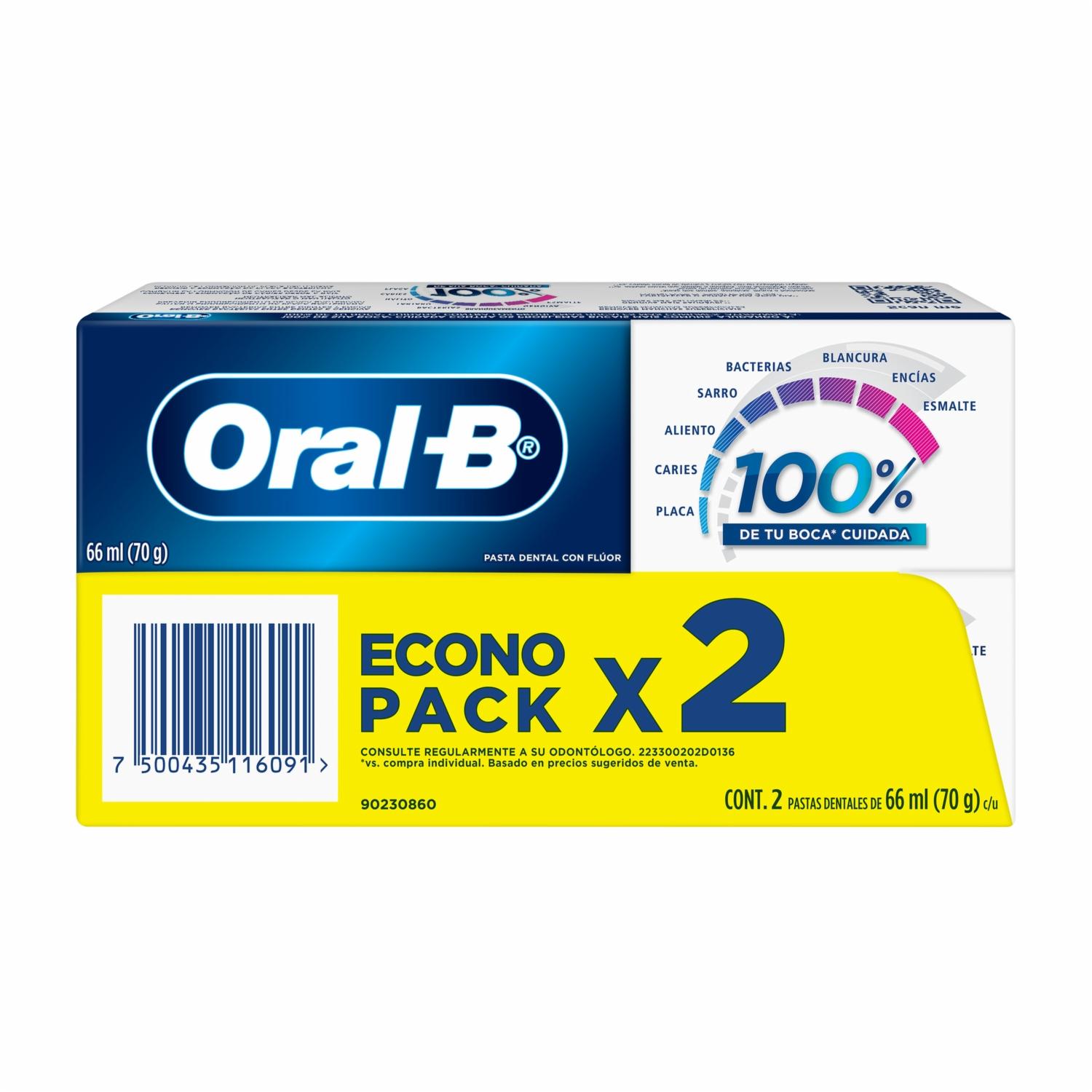 Pasta Dental Pro Salud Advanced Econopack ORAL-B 2 X 66 Ml - Imagen 15