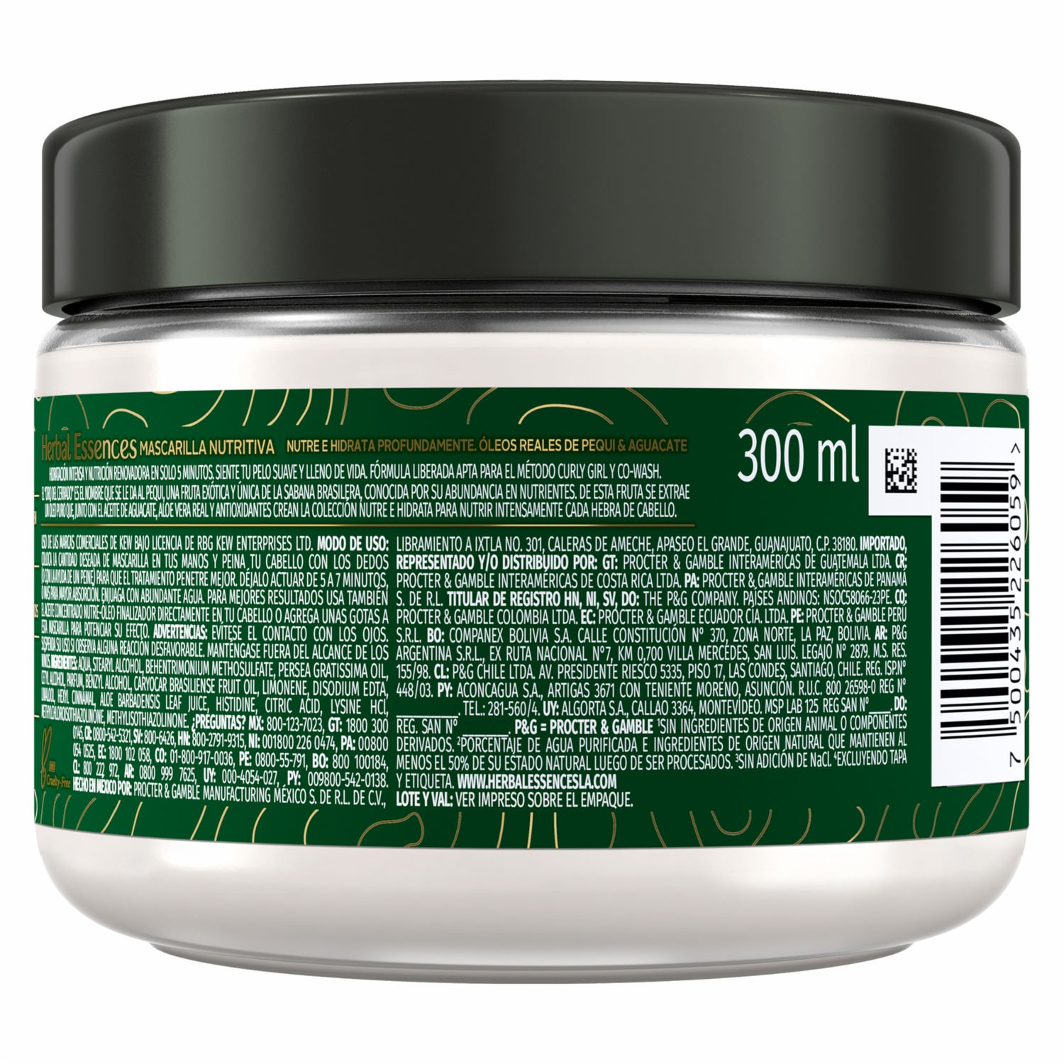 Mascarilla Hidratante Nutre E Hidrata Pequi & Aguacate HERBAL ESSENCES 300 Ml - Imagen 24