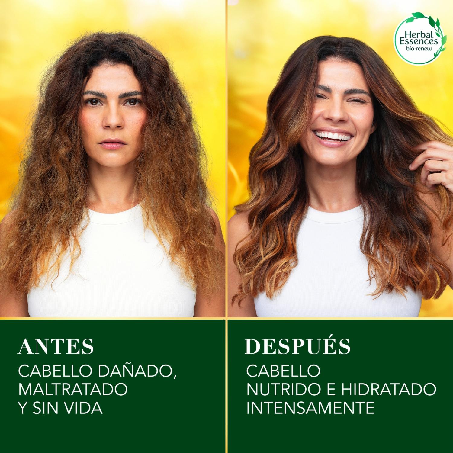 Mascarilla Hidratante Nutre E Hidrata Pequi & Aguacate HERBAL ESSENCES 300 Ml - Imagen 7