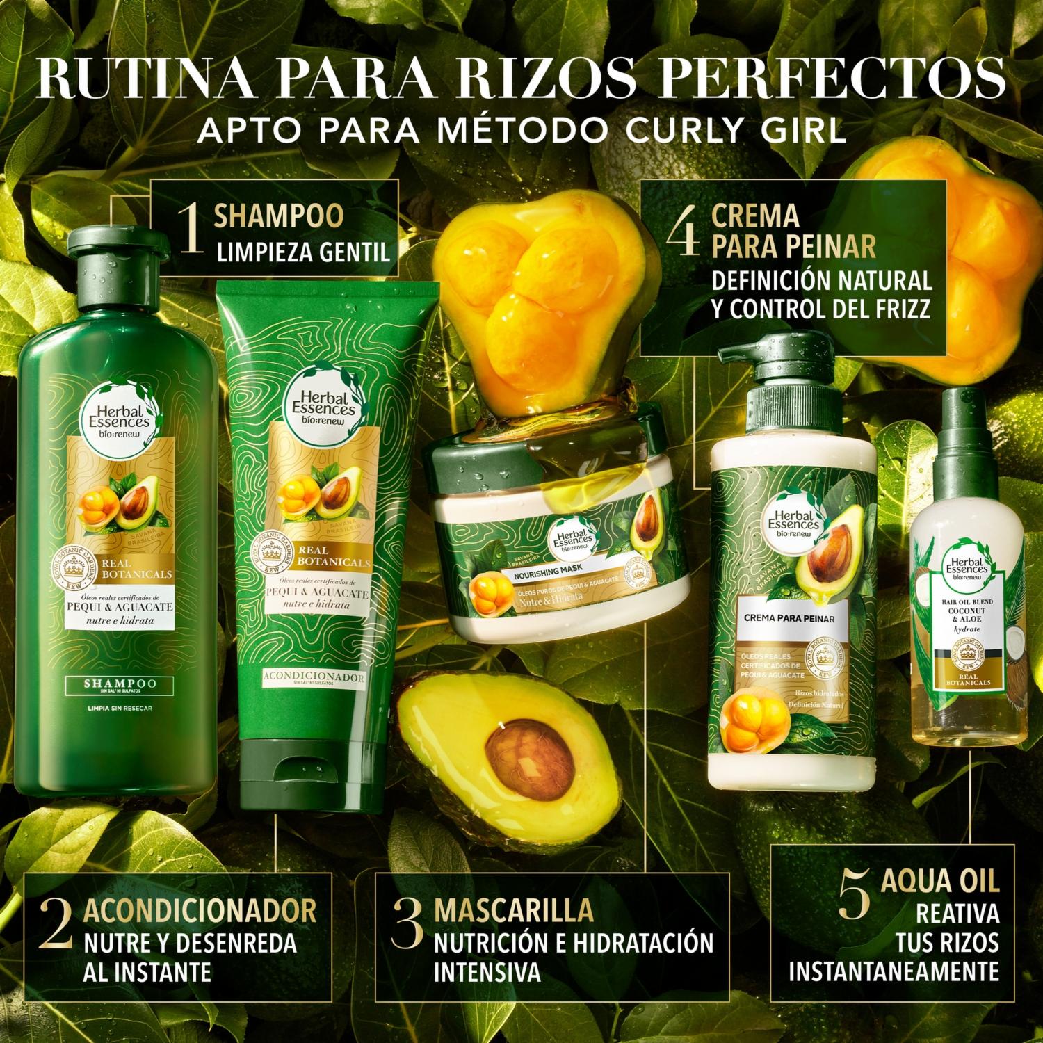 Mascarilla Hidratante Nutre E Hidrata Pequi & Aguacate HERBAL ESSENCES 300 Ml - Imagen 15