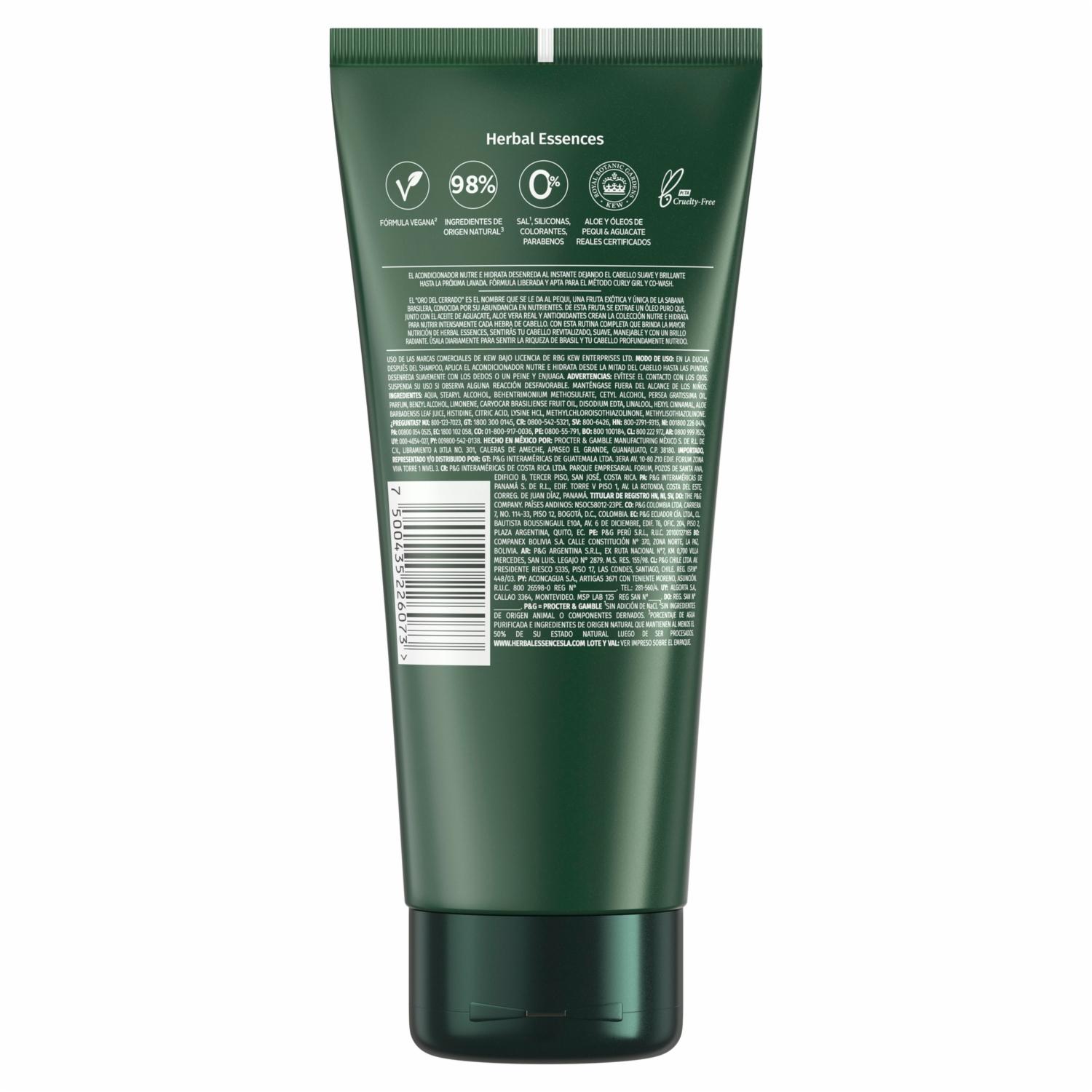 Acondicionador De Cabello Bio:Renew Pequi & Aguacate Nutre E Hidrata HERBAL ESSENCES 250 Ml - Imagen 21