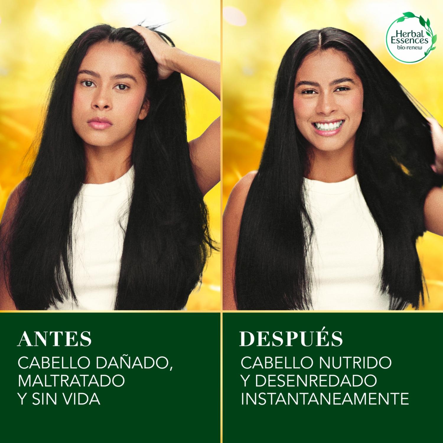 Acondicionador De Cabello Bio:Renew Pequi & Aguacate Nutre E Hidrata HERBAL ESSENCES 250 Ml - Imagen 7