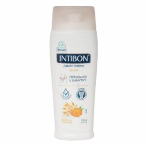 Jabón Íntimo Syndet Para Dama Hidrtación Y Suavidad Hipoalergénico Con Avena Y Caléndula INTIBON 210 G
