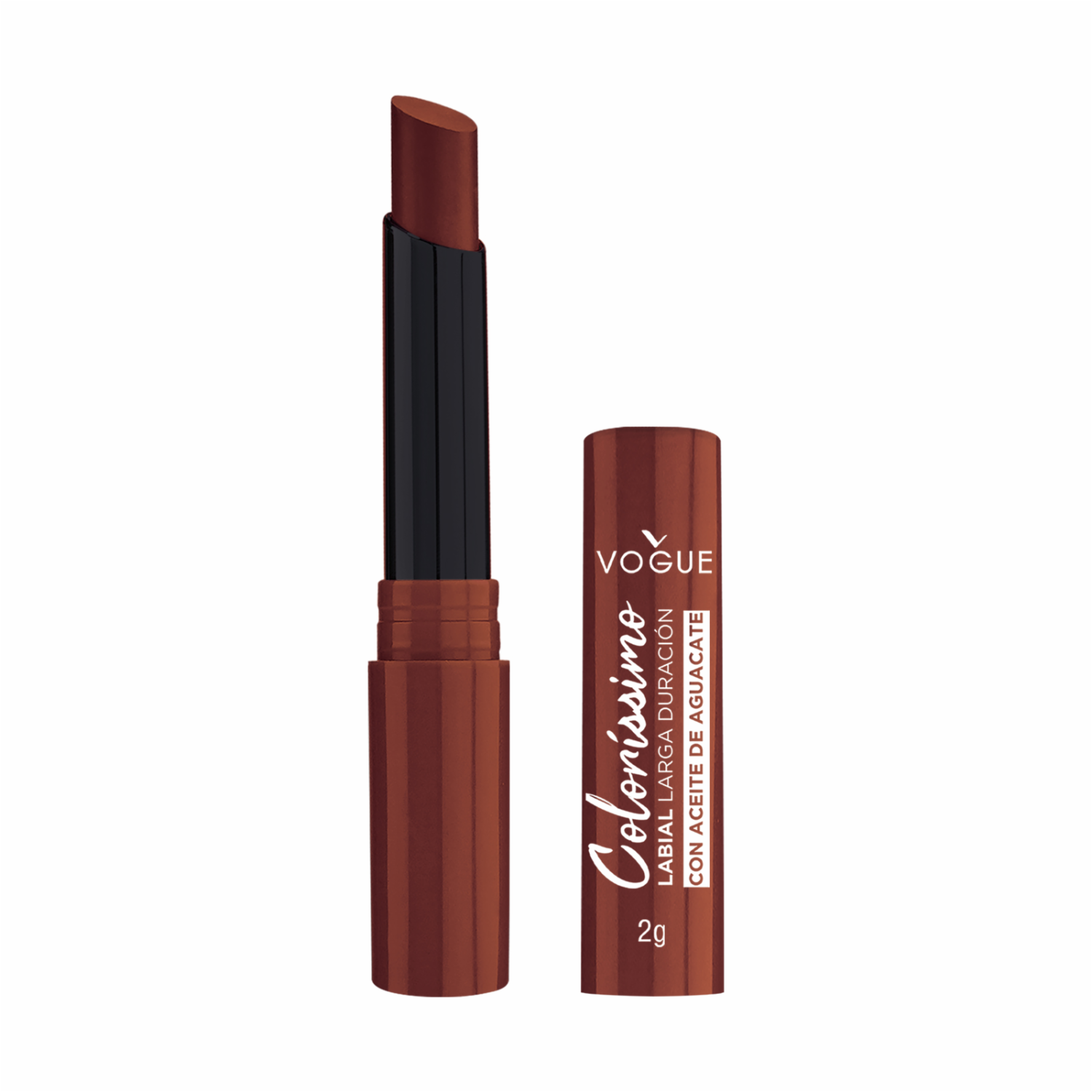 Labial Líquido Color Cocoa De Larga Duración VOGUE 2 G - Imagen 2
