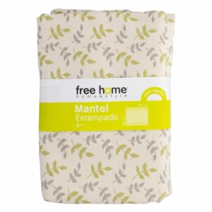 Mantel De Mesa Jessie Floral Kaki 6Prectangular 200X160 CM FREE HOME 6 Puestos