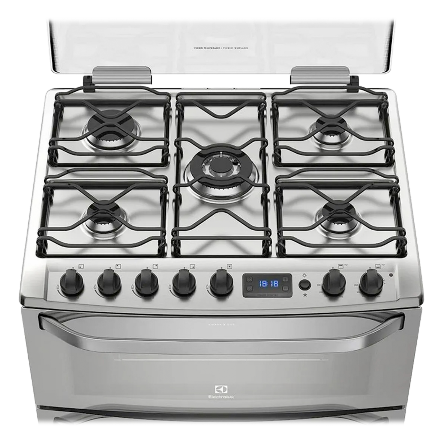 Cocineta A Gas Doble Horno 76DXR-CL ELECTROLUX 5 Quemadores - Imagen 3