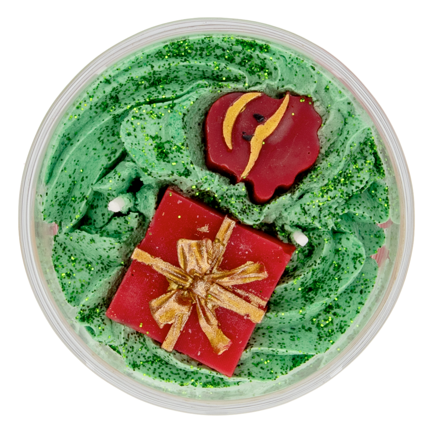 Vela Decorativa Navideña En Vaso Noël Surprise MONICANDLES 200 G - Imagen 6