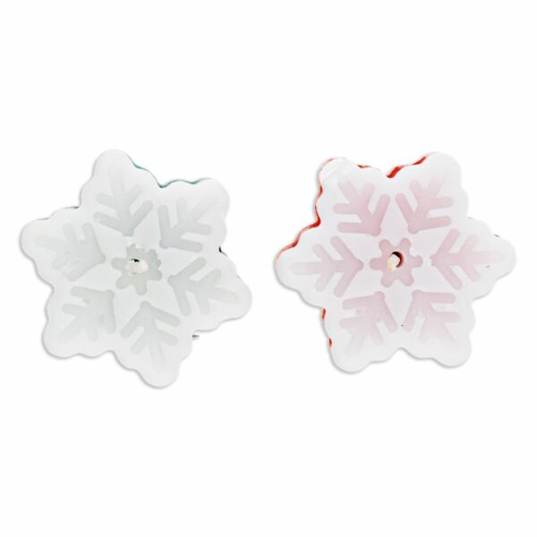 Velas Navideñas Rojo Y Verde Set MONICANDLES X 2 Uds - Imagen 3