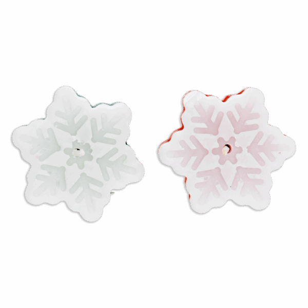 Velas Navideñas Rojo Y Verde Set MONICANDLES X 2 Uds - Imagen 4
