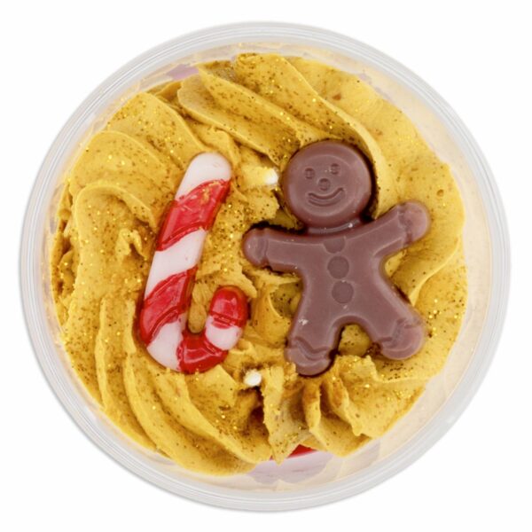 Vela Decorativa Navideña En Vaso Sweet Holiday Treat MONICANDLES Dorado - Imagen 5