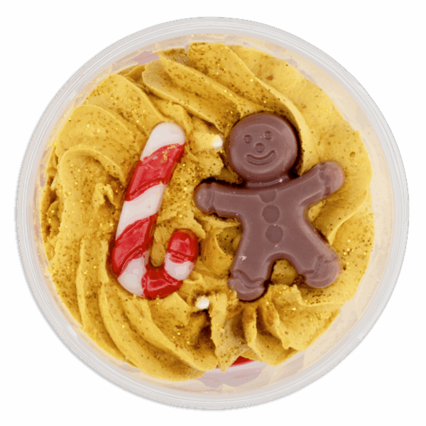 Vela Decorativa Navideña En Vaso Sweet Holiday Treat MONICANDLES Dorado - Imagen 6